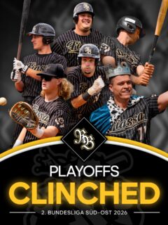 PLAYOFFS CLINCHED! 🏆👑

Auswärts bei den Gauting Indians haben wir heute geliefert – Doubleheader-Sweep mit 15:5 und 16:2! Damit ist es offiziell: die Füssen Royal Bavarians stehen in den Playoffs der 2. Bundesliga Süd-Ost 2026! 🔥⚾

Harte Arbeit, Teamgeist und pure Leidenschaft zahlen sich aus. Jetzt geht’s um alles – wir sind bereit! 💪

#Fiassa #RBNation #HomeoftheKing👑